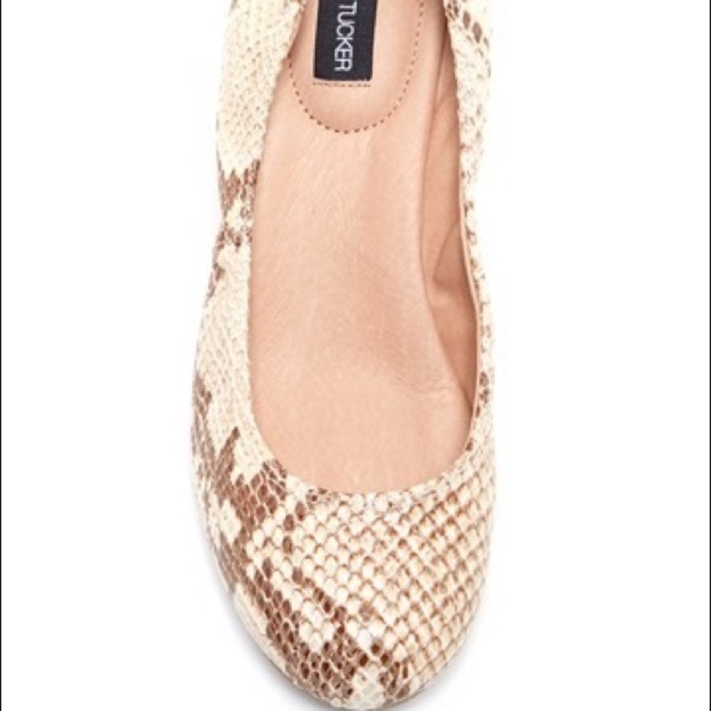 Adam Tucker Ritz Wedge Pump, Snake print Leather - Picture 3 of 8